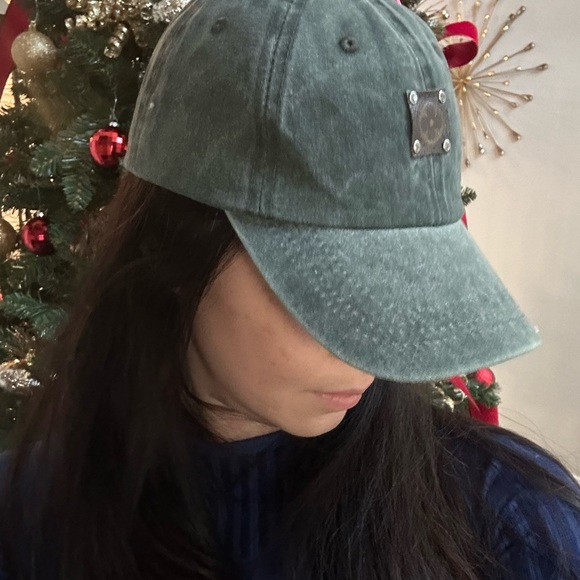 LV Green Gray Baseball Cap #1 main image 7